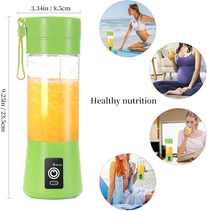 Portable Electric Juicer Blender | USB Rechargeable Smoothie Maker Bottle