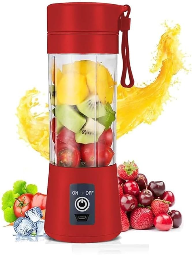 Portable Electric Juicer Blender | USB Rechargeable Smoothie Maker Bottle