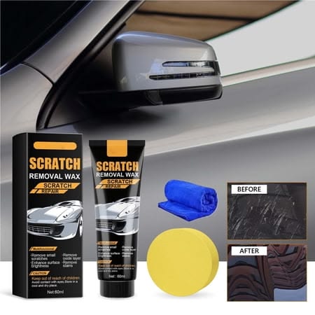Car Scratch Removal Wax (Pack of 2) | Car Body Scratch Repair & Shine Polish