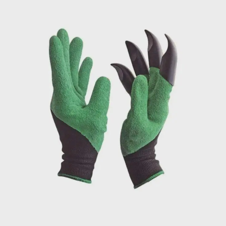 Premium Green Garden Hand Gloves | Waterproof & Anti-Slip Gardening Gloves