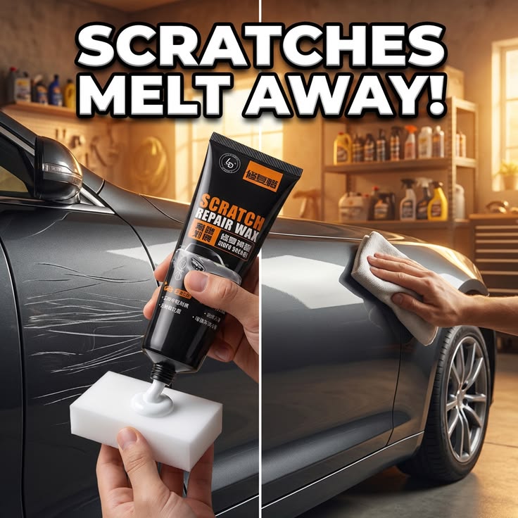 Car Scratch Removal Wax (Pack of 2) | Car Body Scratch Repair & Shine Polish