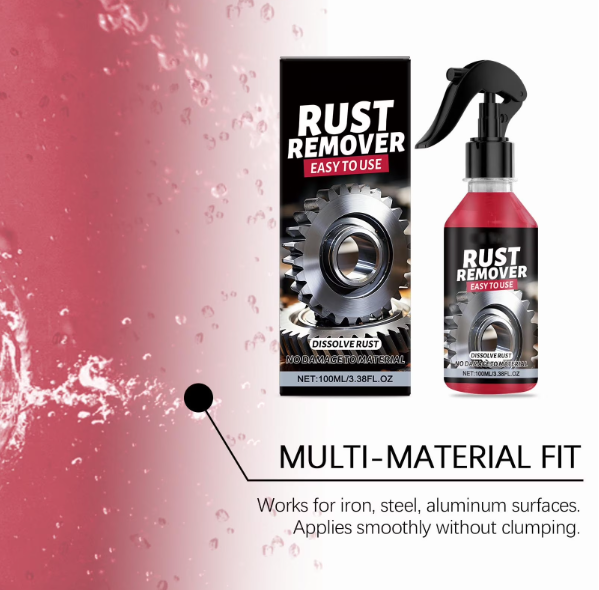 Multifunctional Metal Rust Remover Spray (Pack of 2) | Powerful Rust Cleaner & Protective Metal Polish ✨