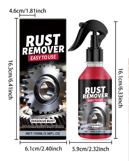Multifunctional Metal Rust Remover Spray (Pack of 2) | Powerful Rust Cleaner & Protective Metal Polish ✨