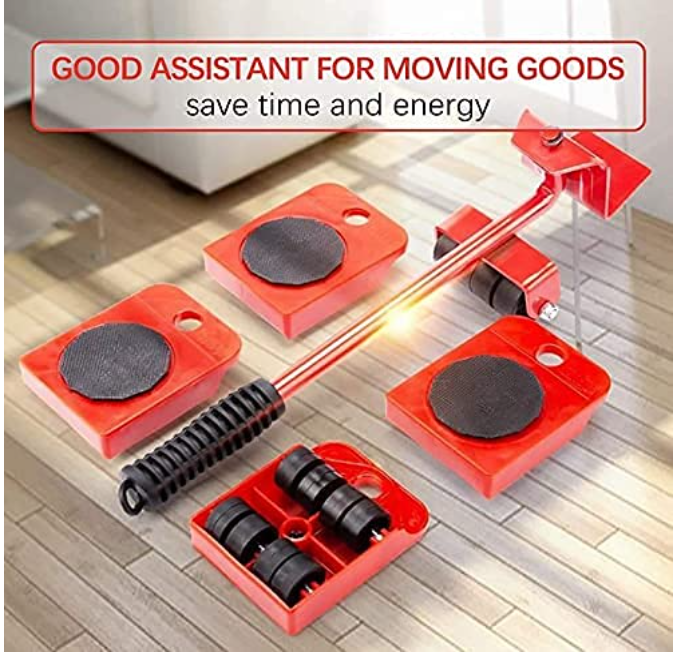 🛠️ Furniture Lifter & Mover Tool Set | Heavy Duty Moving Roller Pads 💪  Product Description