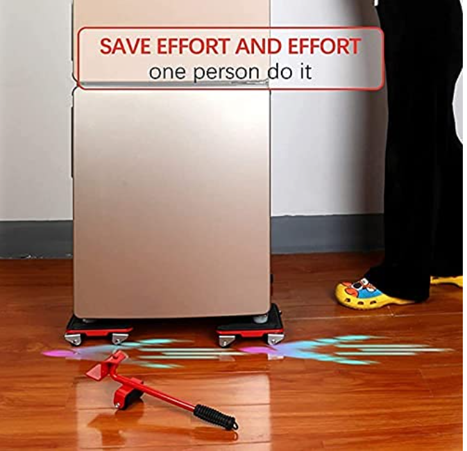 🛠️ Furniture Lifter & Mover Tool Set | Heavy Duty Moving Roller Pads 💪  Product Description