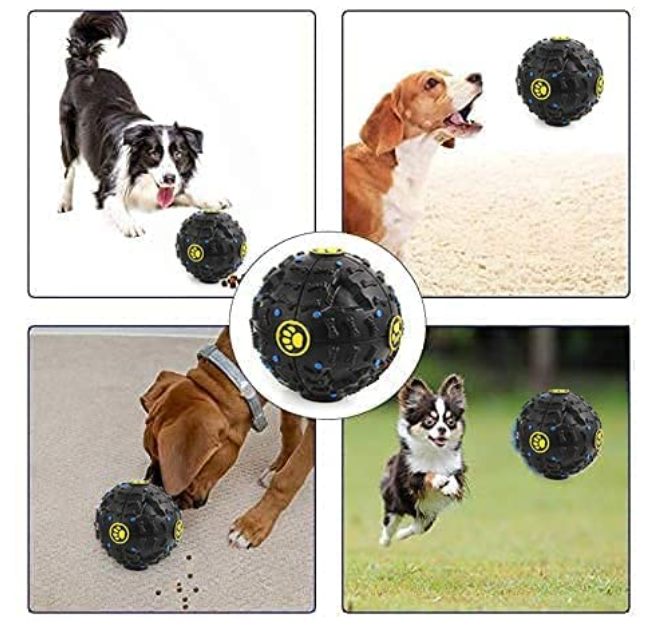 🐶 ChewGuard™ Rubber Ball Toy for Pets | Durable Interactive Dog Chew Ball 🎾