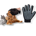 🐾 Silicone Grooming Glove for Pets | Soft Hair Remover Massage Glove ✨