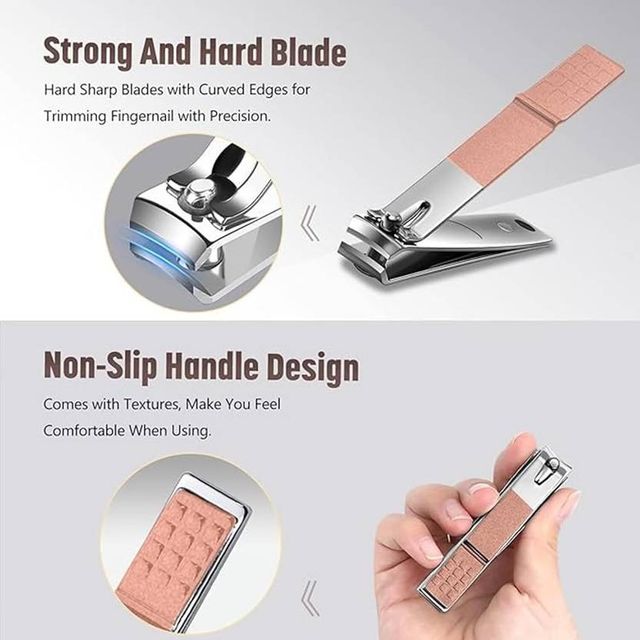 Premium Stainless Steel Nail Clipper Set | Portable Manicure Tool