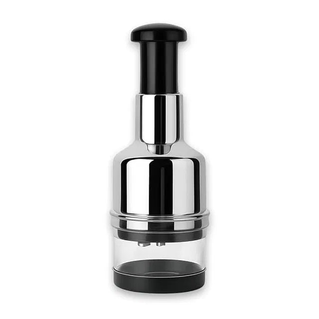 Manual Food Chopper with Stainless Steel Blades | Vegetable Slicer