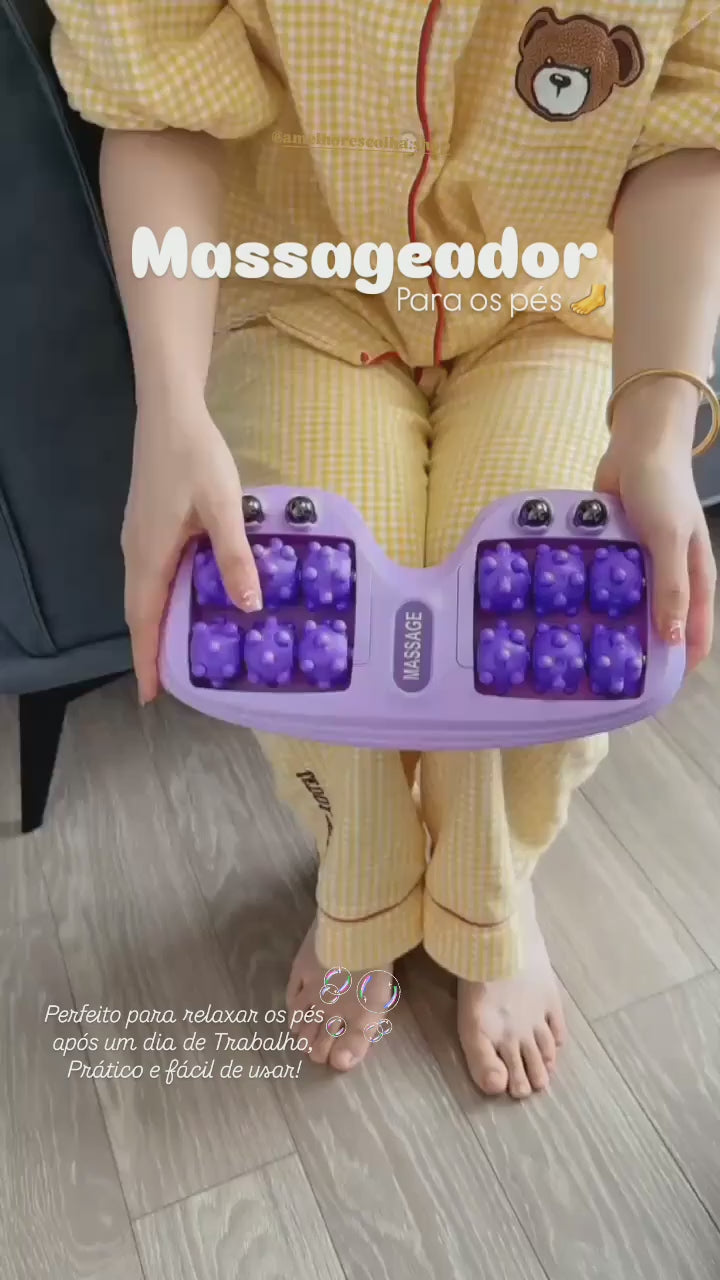 Plastic Foot Massager Roller | Acupressure Foot Relaxation Massage Tool